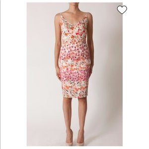 Black Halo Floral Sheath Dress 4